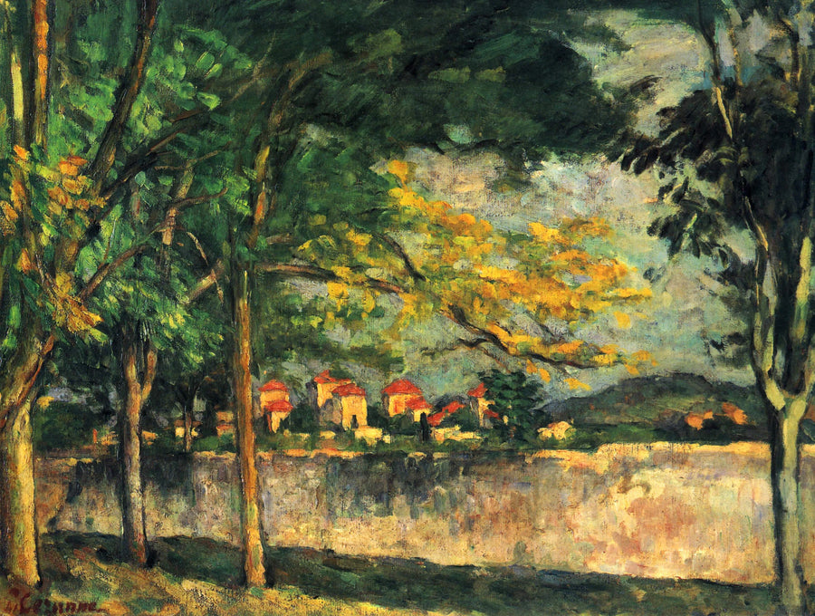 De Weg; De Omheiningmuur - Paul Cézanne