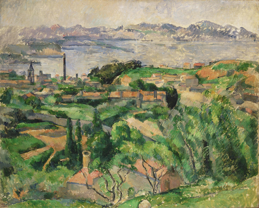 Sint-Henri en de baai van Marseille - Paul Cézanne