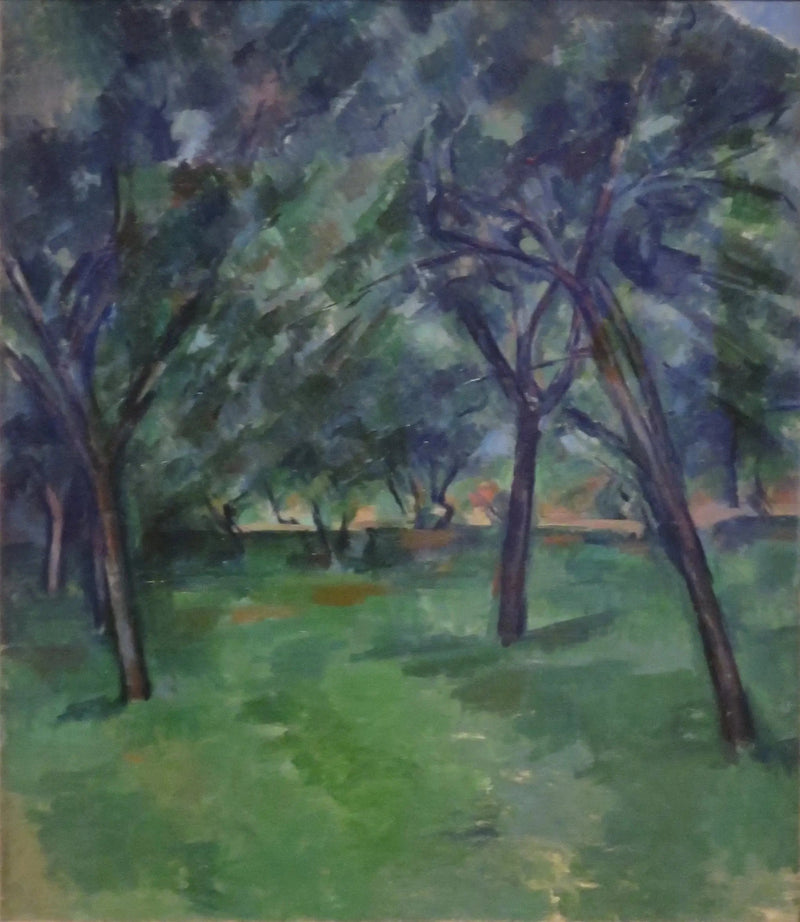 Een omheining - Paul Cézanne