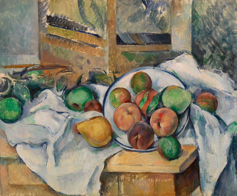 Een Tafelhoek (Een hoek van de tafel) - Paul Cézanne