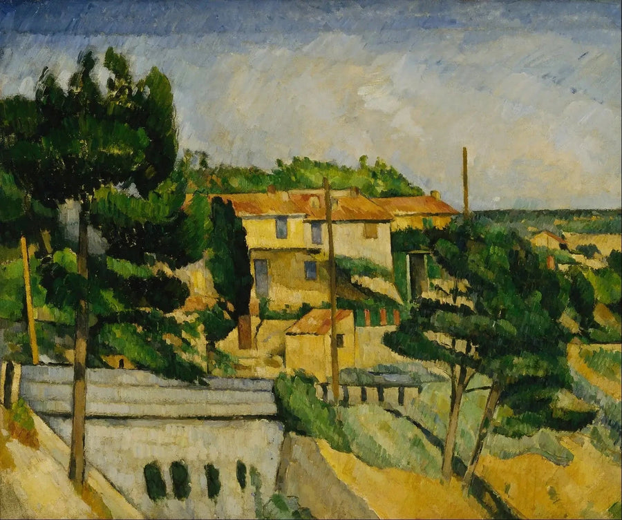 De Viaduct bij l'Estaque - Paul Cézanne