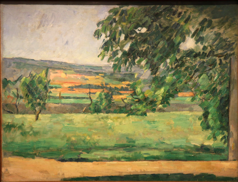 Gezicht vanaf het Jas de Bouffan - Paul Cézanne