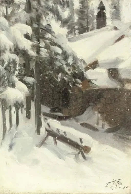 Chalet Gopsmor onder de sneeuw - Anders Zorn

Source:
Chalet Gopsmor sous la neige - Anders Zorn