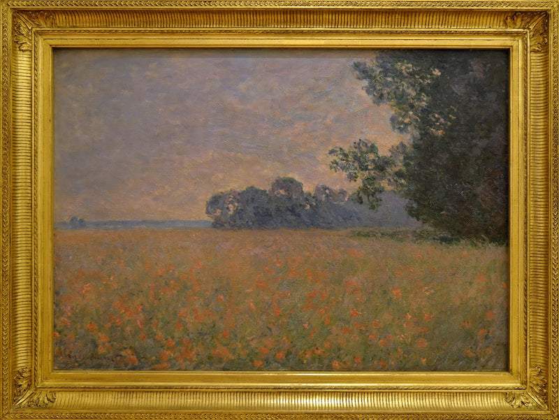 Papaverhaverveld W1258 - Claude Monet