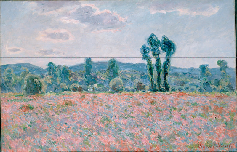 Papaverveld W1255 - Claude Monet