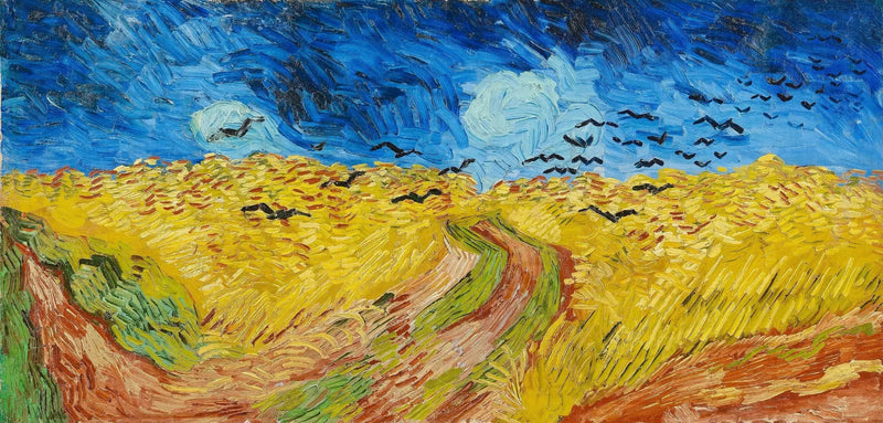 Tarweveld met kraaien - Vincent van Gogh