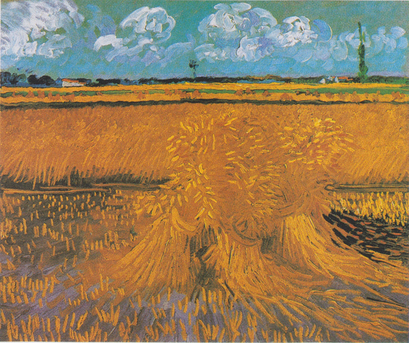 Tarweveld met schoven - Vincent van Gogh