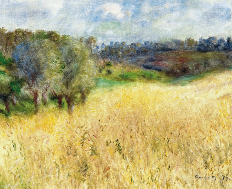 Tarweveld - Pierre-Auguste Renoir