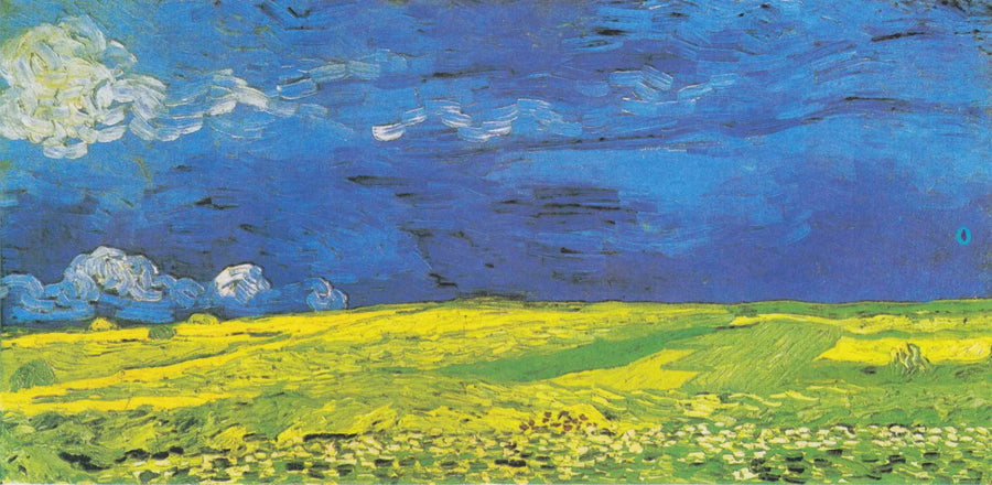 Tarweveld onder onweerswolken - Vincent van Gogh