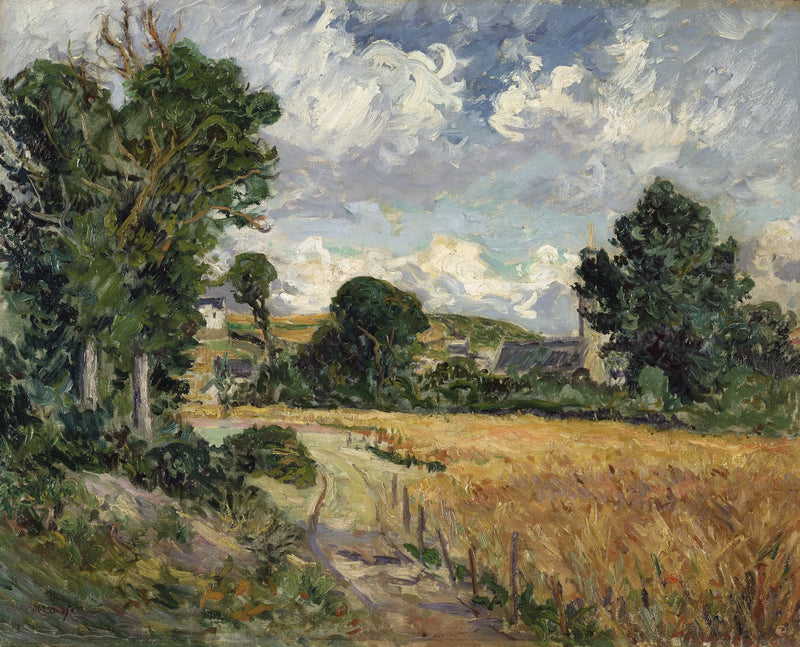 Maïsveld in de vallei van Saint-Jean-du-Doigt - Maxime Maufra