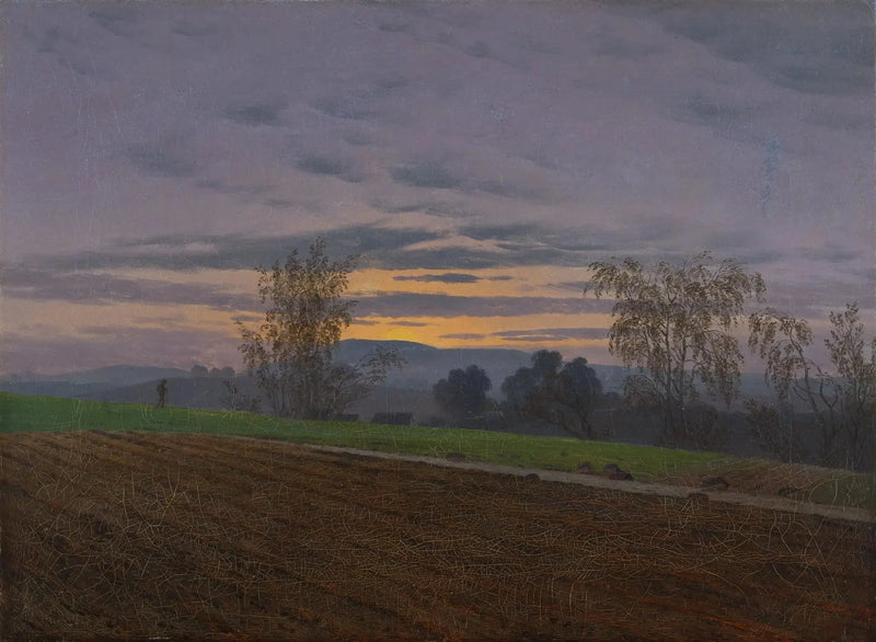 Bewerkte akker - Caspar David Friedrich