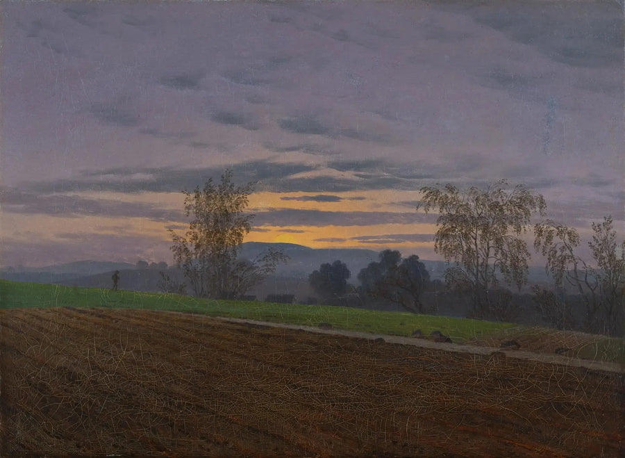 Bewerkte akker - Caspar David Friedrich