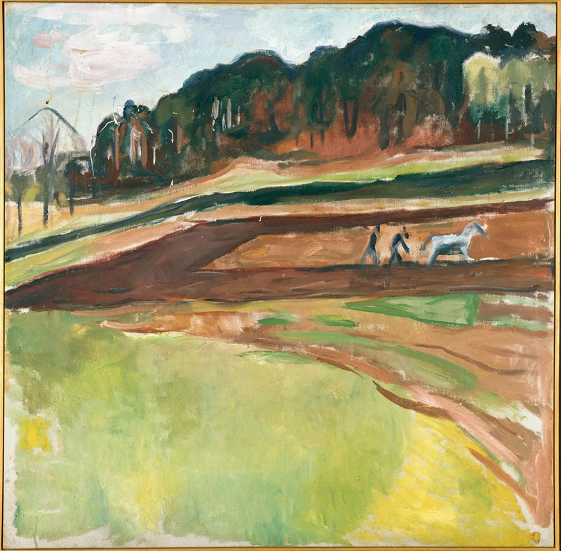 bewerkte akker - Edvard Munch