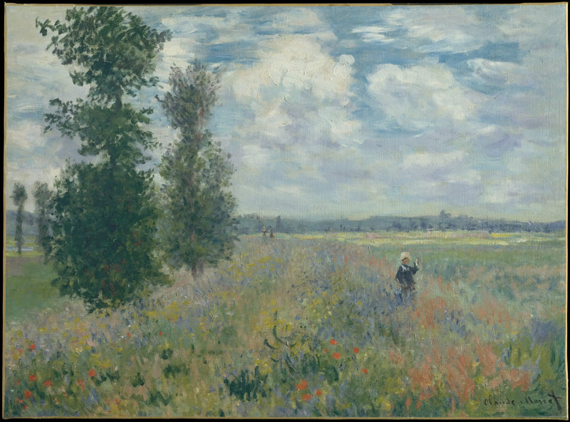 Klapsevelden bij Argentieu - Claude Monet