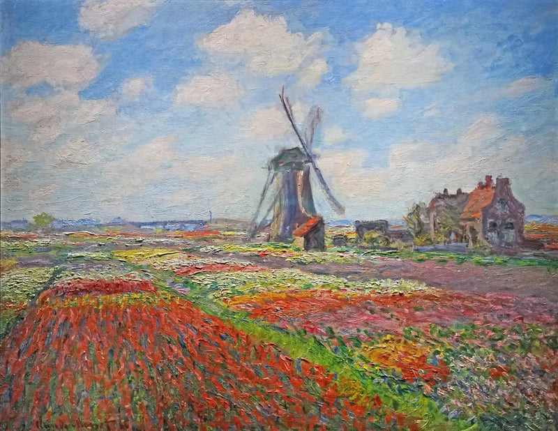 Tulpenvelden in Nederland - Claude Monet