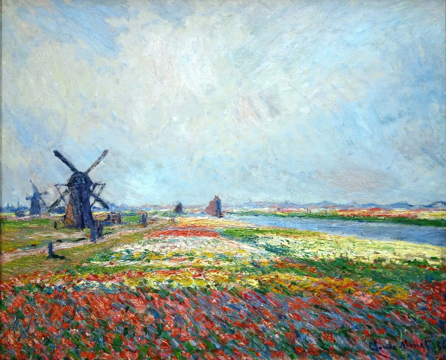 Tulpenvelden nabij Den Haag - Claude Monet
