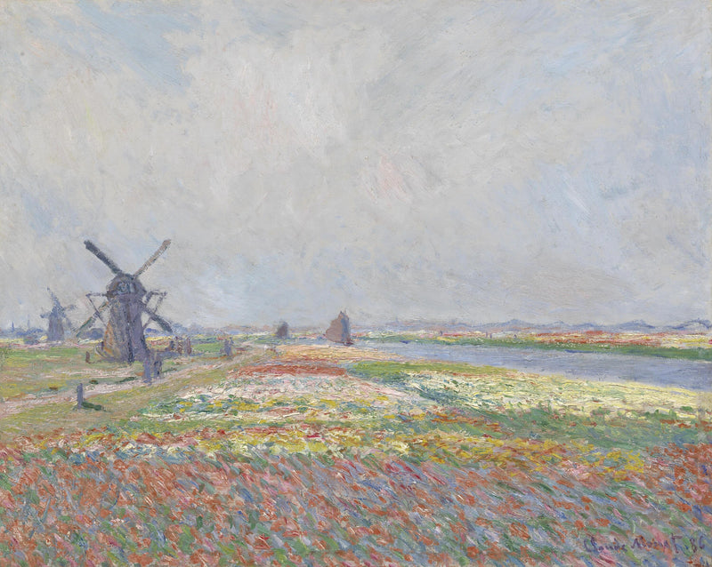 Tulpenvelden bij Den Haag W1068 - Claude Monet
