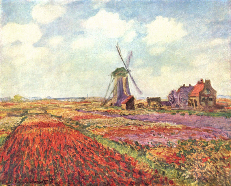 Tulpenvelden in Holland W1067 - Claude Monet