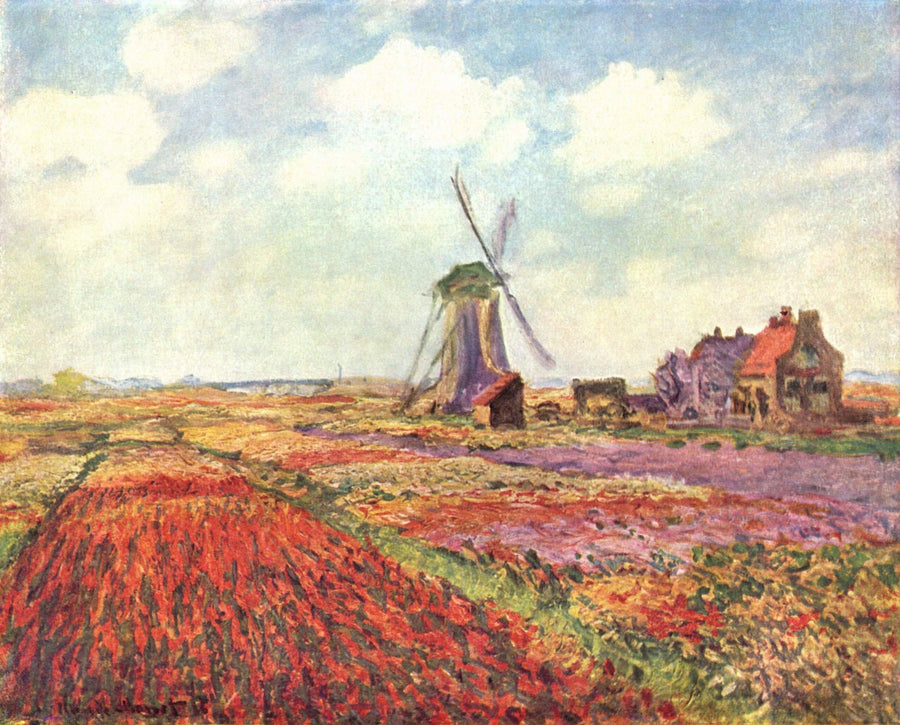 Tulpenvelden in Nederland - Claude Monet