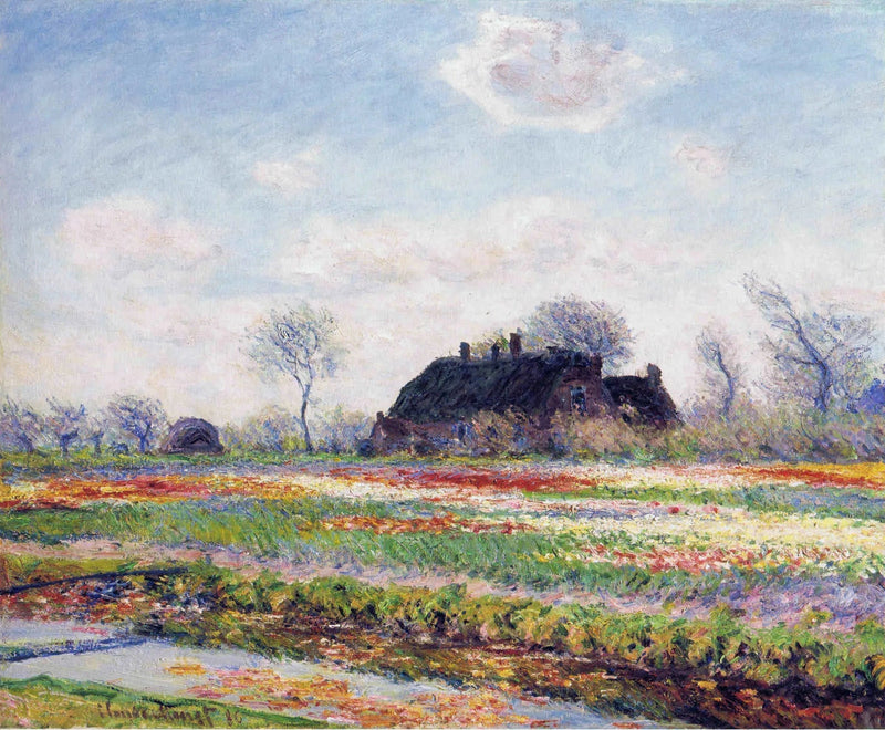 Tulpenvelden in Sassenheim W1070 - Claude Monet