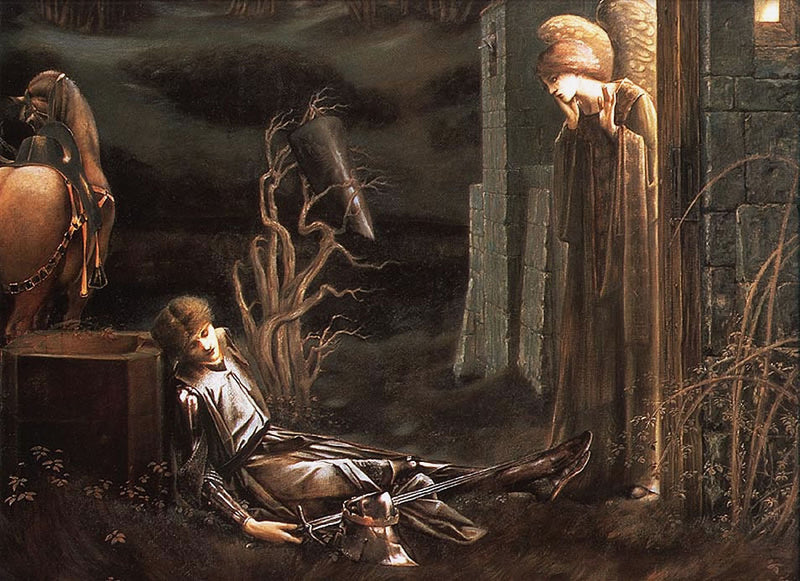 Kapel Lancelot van de Heilige Graal - Edward Burne-Jones