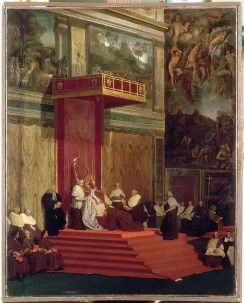 Kapel huurder van Paus Pius VII - Jean-Auguste-Dominique Ingres