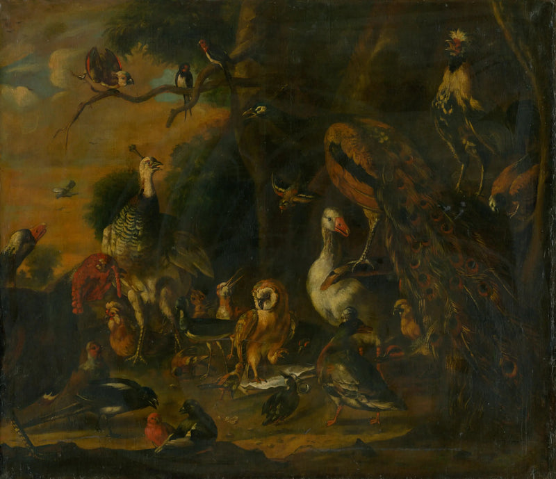 Elk vogeltje zingt alsof het een snavel heeft - Melchior de Hondecoeter