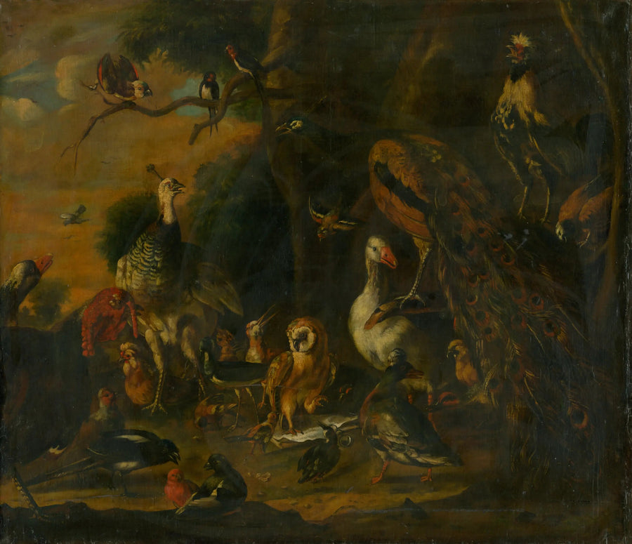 Elk vogeltje zingt alsof het een snavel heeft - Melchior de Hondecoeter