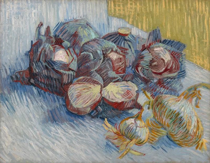 Rode kolen en knoflook - Vincent van Gogh