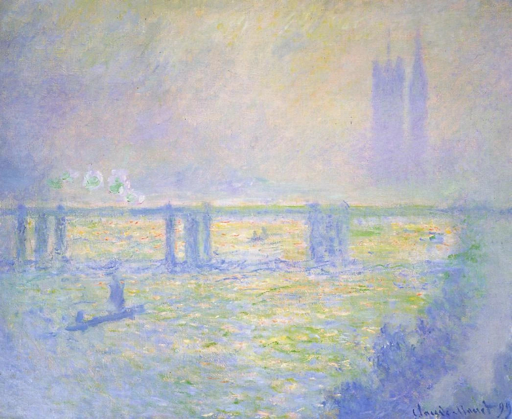 Charing Cross Bridge, Santa Barbara W1522 - Claude Monet
