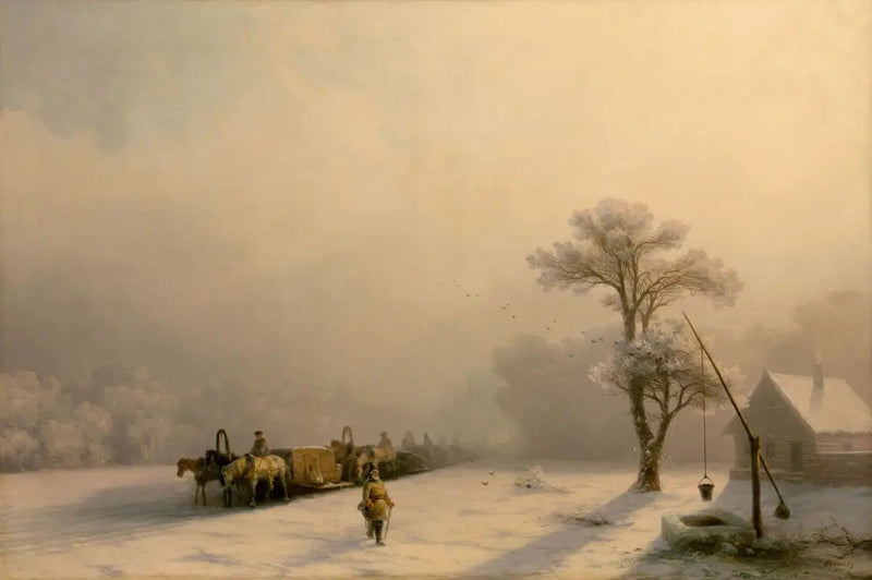 Winterwagens onderweg - Ivan Aïvazovski

Source:
Chariots d'hiver en route - Ivan Aïvazovski