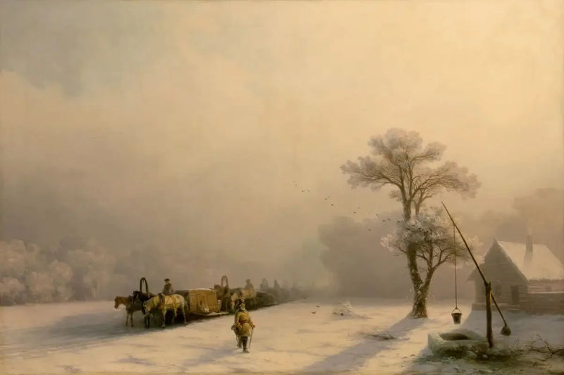 Winterwagens onderweg - Ivan Aïvazovski

Source:
Chariots d'hiver en route - Ivan Aïvazovski