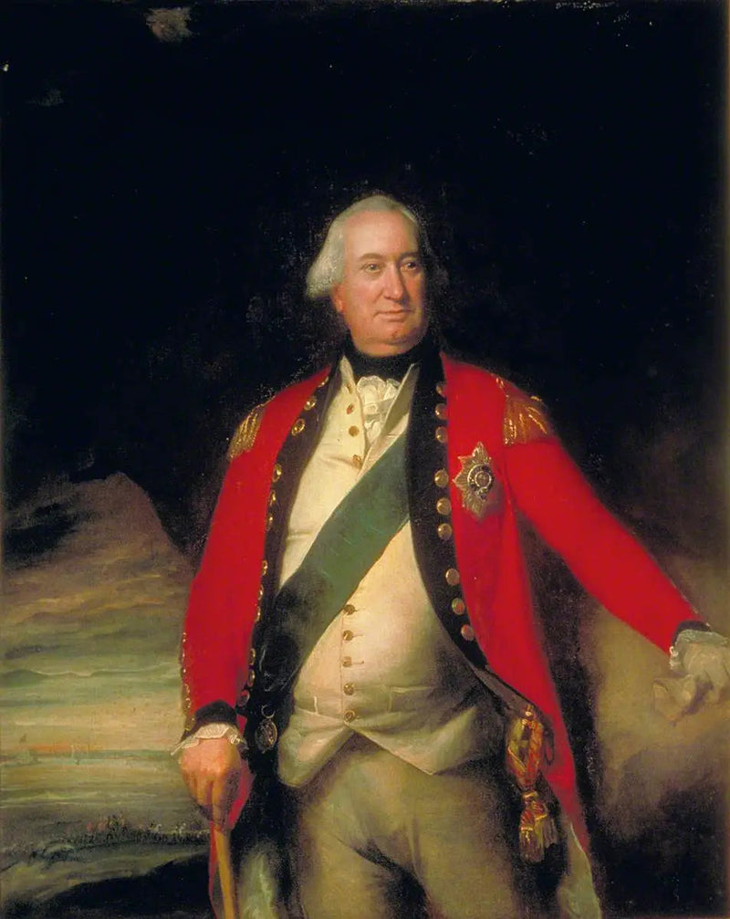 Charles Cornwallis (1738–1805), 2e graaf en 1e markies Cornwallis, militair commandant en kolonel gouverneur

Source:
Charles Cornwallis (1738–1805), 2e comte et 1er marquis Cornwallis, commandant militaire et gouverneur colonial