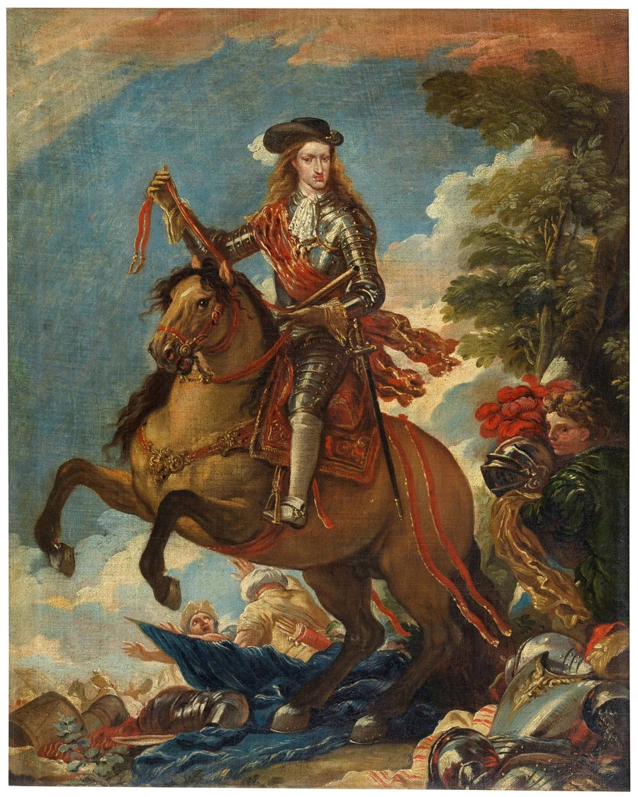 Karel II te paard - Luca Giordano