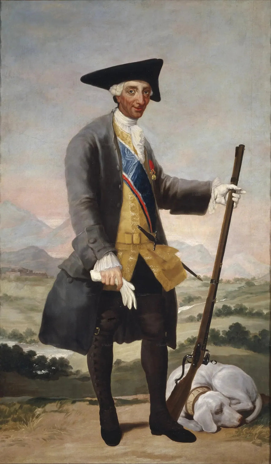 Charles III in jachtoutrusting - Francisco de Goya