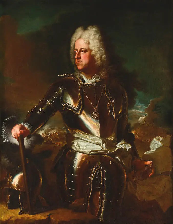 Karel III Ferdinando de Gonzaga, hertog van Mantua - Hyacinthe Rigaud