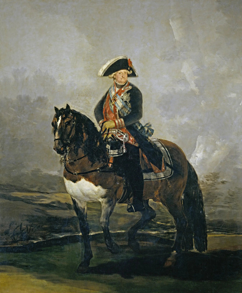 Karel IV te paard - Francisco de Goya