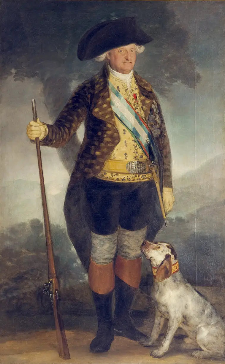 Karel IV in jachtkleding - Francisco de Goya