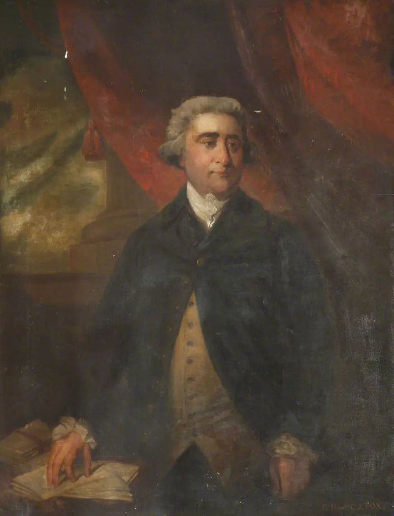 Charles James Fox (1749–1806), parlementslid, staatssecretaris (1782) - Joshua Reynolds

Source:
Charles James Fox (1749–1806), député, secrétaire d'État (1782) - Joshua Reynolds