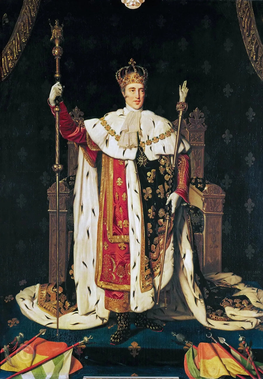 Charles X in kroningskostuum - Jean-Auguste-Dominique Ingres