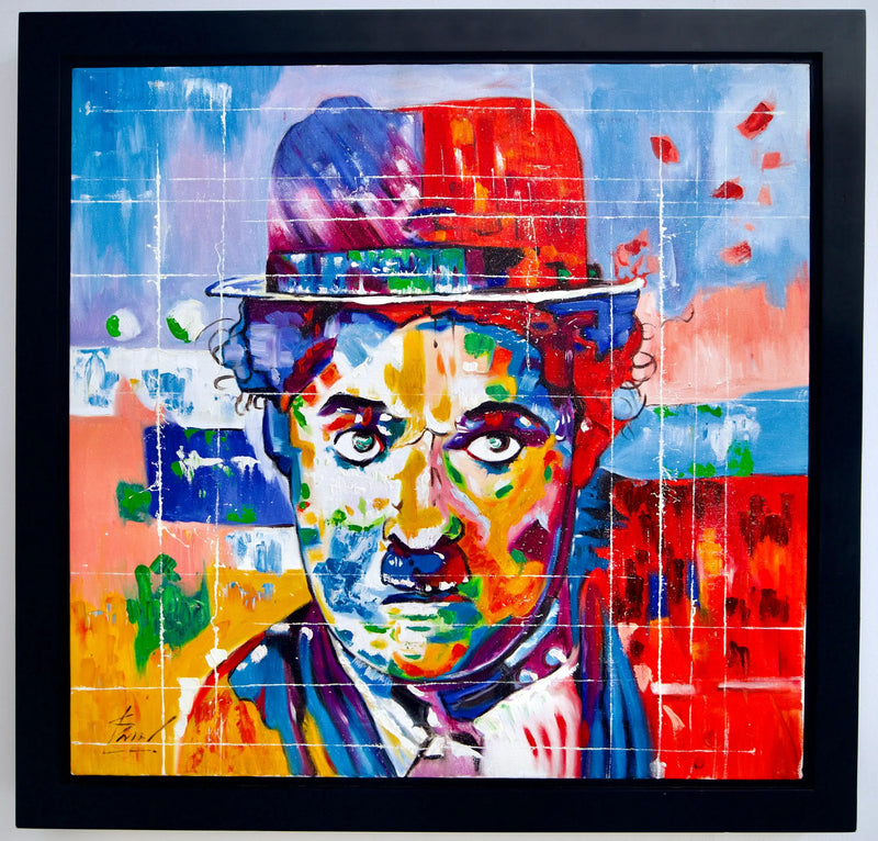 Charlie Chaplin Pop Art | 55x55cm