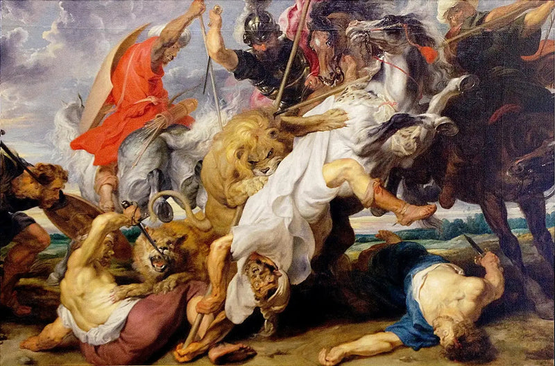 Jacht op de leeuw - Peter Paul Rubens