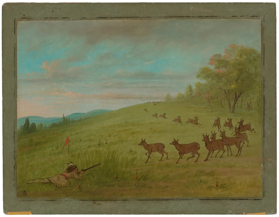 Jacht op antilopen - Assinneboine - George Catlin

Source:
Chasse aux antilopes - Assinneboine - George Catlin
