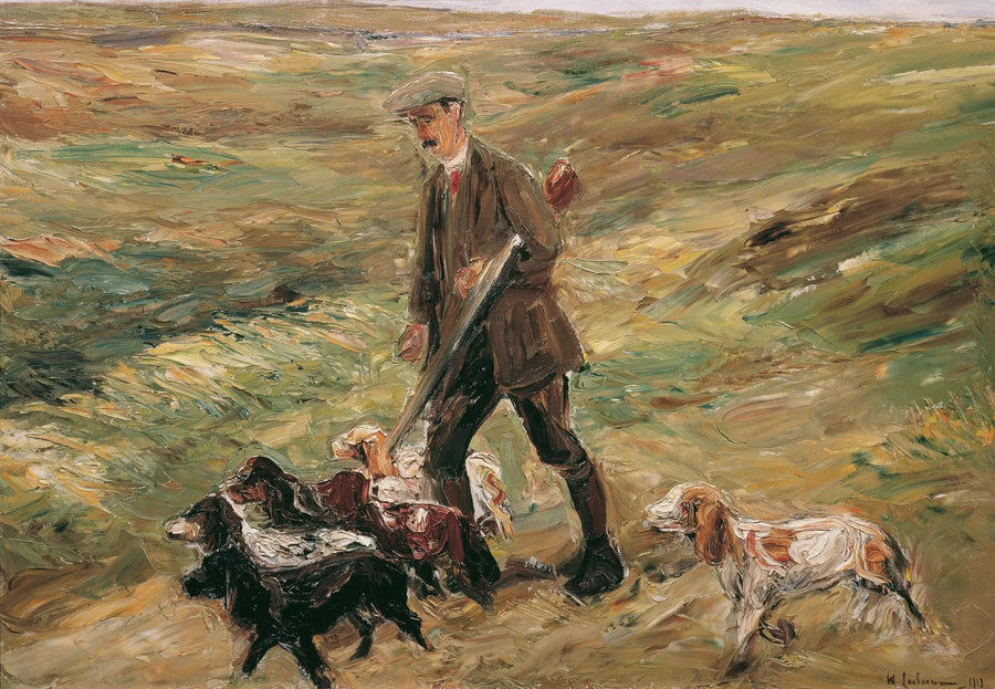 Jager in de duinen - Max Liebermann