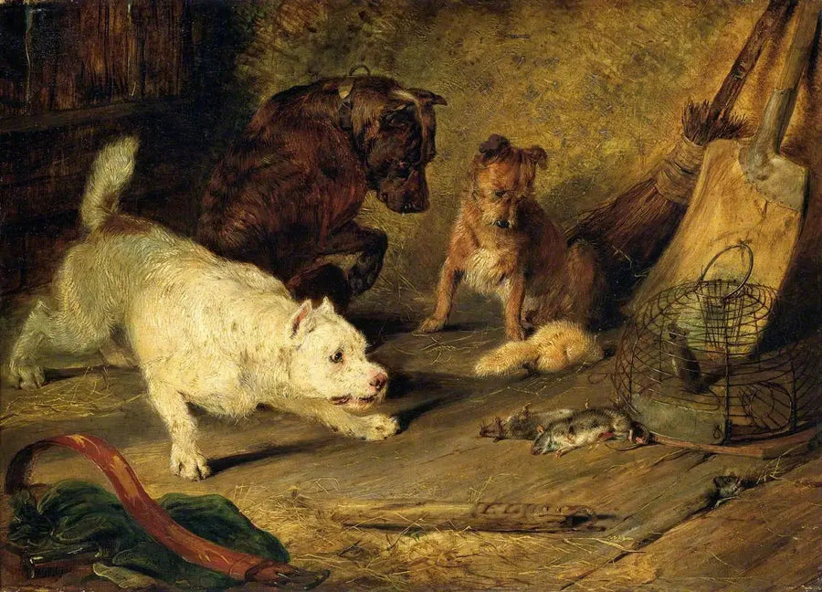 Ratenvangers - Edwin Henry Landseer

Source:
Chasseurs de rats - Edwin Henry Landseer