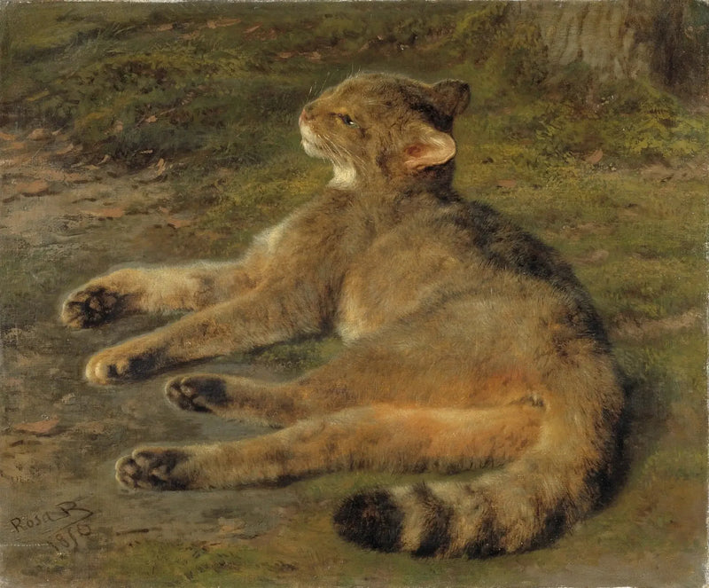 Wilde kat - Rosa Bonheur