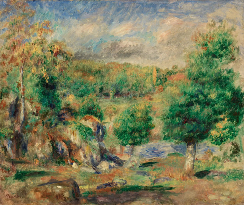 Kastanjes, Pont-Aven (Kastanjes, Pont-Aven) - Pierre-Auguste Renoir