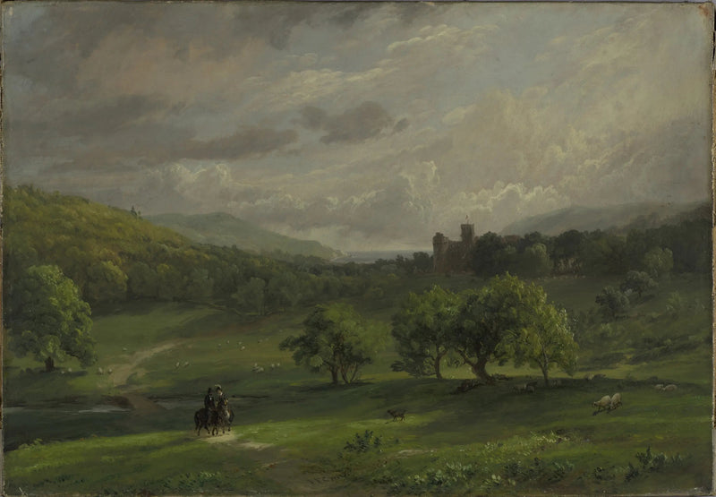 Kasteel van Lulworth - Jasper Francis Cropsey
