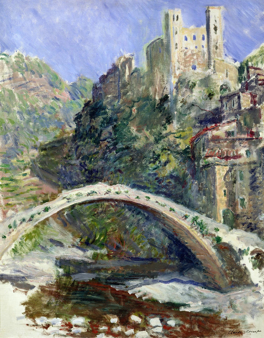 Dolceacqua Castle W883 - Claude Monet