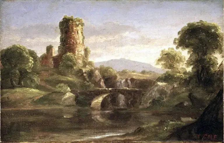 Kasteel in ruïne en rivier - Thomas Cole

Source:
Château en ruine et rivière - Thomas Cole